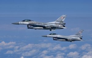 آماده‌باش نیروی هوایی لهستان پس از حملات روسیه به اوکراین