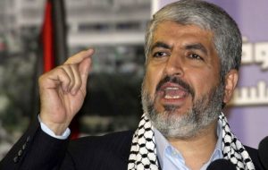 مشعل:اسرائیل به دنبال این است که منطقه را مطیع دستورکارهای خود کند