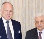 دیدار محمود عباس با رئیس کنگره جهانی یهودیان