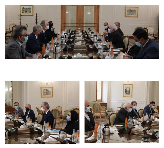 ظریف: فرصت سوزی برخی کشورها مانع پایان دادن به بحران سوریه شد ظریف: فرصت سوزی برخی کشورها مانع پایان دادن به بحران سوریه شد