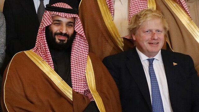 گفتگوی تلفنی بوریس جانسون و بن سلمان گفتگوی تلفنی بوریس جانسون و بن سلمان