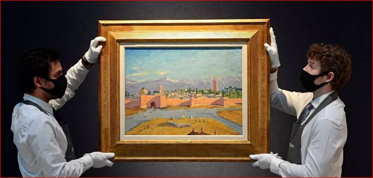 نقاشی چرچیل با عنوان”مراکش” در کریستیز لندن فروخته شد