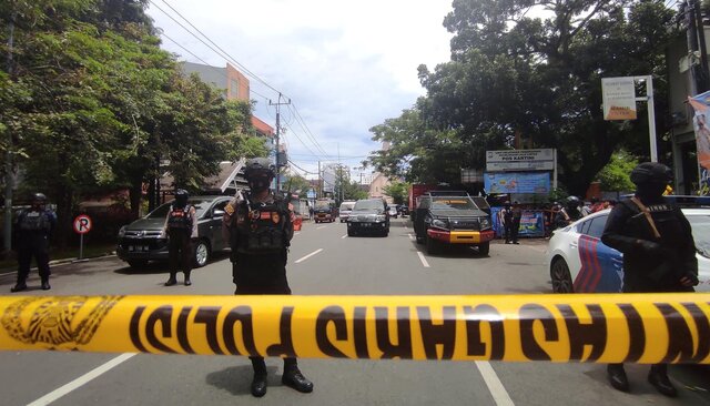 انفجار انتحاری در کلیسایی در اندونزی