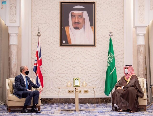 دیدار ولیعهد عربستان با وزیر خارجه انگلیس در شهر “نیوم” دیدار ولیعهد عربستان با وزیر خارجه انگلیس در شهر “نیوم”