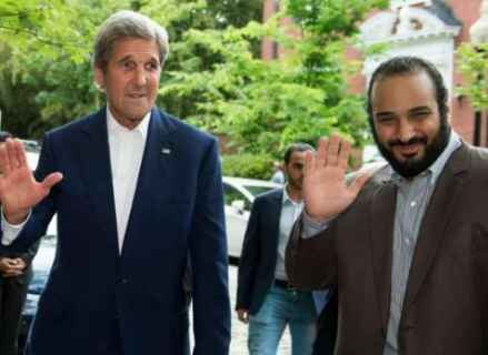 جان کری و بن سلمان تغییرات آب و هوایی را بررسی کردند جان کری و بن سلمان تغییرات آب و هوایی را بررسی کردند