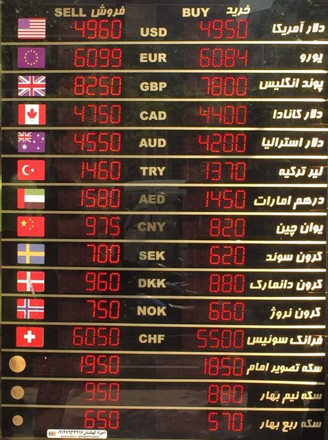 بازار متشکل ارزی پنج شنبهها تعطیل شد بازار متشکل ارزی پنج شنبهها تعطیل شد