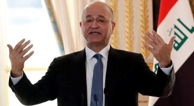 برهم صالح در دیدار با ماکرون: فرانسه شریک عراق در نبرد با تروریسم است برهم صالح در دیدار با ماکرون: فرانسه شریک عراق در نبرد با تروریسم است
