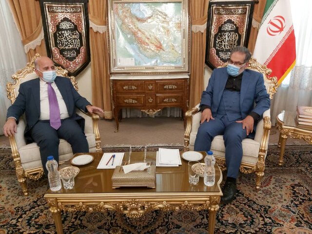 وزیر خارجه عراق با شمخانی دیدار کرد وزیر خارجه عراق با شمخانی دیدار کرد