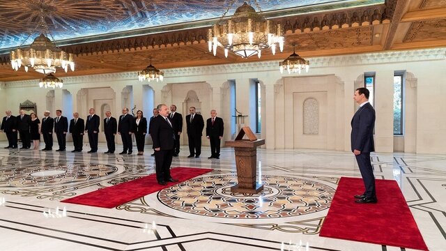 دولت جدید سوریه سوگند یاد کرد دولت جدید سوریه سوگند یاد کرد
