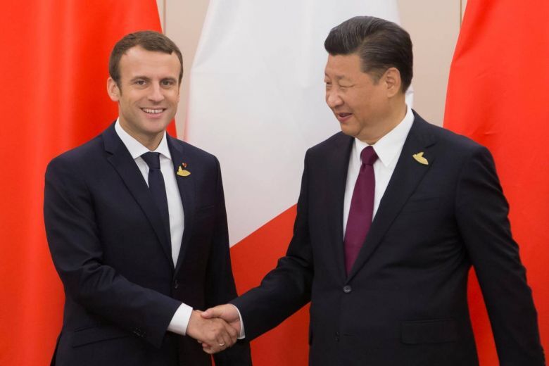 گفت‌وگوی روسای جمهور فرانسه و چین پیرامون ایران