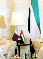 دیدار محمد بن زاید با وزیر خارجه قطر در ابوظبی برای اولین بار از سال ۲۰۱۷