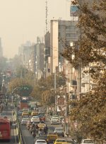 آسمان غبارآلود تهران در مناطق پرتردد