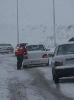 بارش شدید برف در فیروزکوه و هراز/تردد خطرناک است