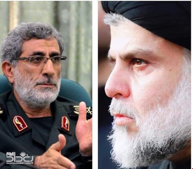 دیدار سردار قاآنی با مقتدی صدر دیدار سردار قاآنی با مقتدی صدر