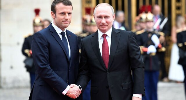 پوتین: روسیه و فرانسه مواضعی بسیار نزدیک در زمینه توافق هسته‌ای دارند