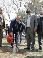 کاشت دو هزار اصله درخت در بوستان دستواره با مشارکت سازمان منابع طبیعی و صنایع منطقه