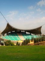 آماده‌سازی زمین چمن تختی برای نیم فصل دوم لیگ برتر فوتبال