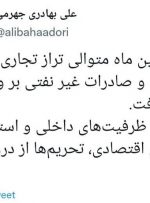 تراز تجاری کشور مثبت شد، تحریم‌ها از درون خنثی می‌شود
