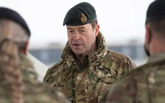 فرمانده ارتش انگلیس: اوضاع اوکراین شبیه به وضع ما قبل از جنگ جهانی دوم است