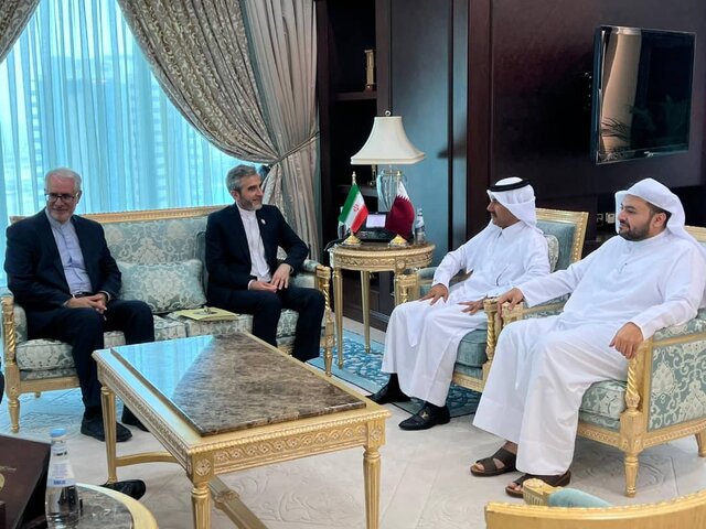 دیدار باقری با دبیرکل وزارت خارجه قطر