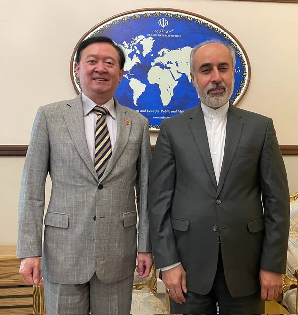 دیدار سفیر چین در تهران با سخنگوی وزارت امور خارجه ایران دیدار سفیر چین در تهران با سخنگوی وزارت امور خارجه ایران