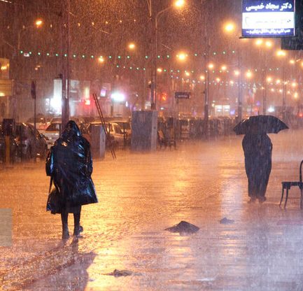 بارش شدید باران در ۱۰ استان