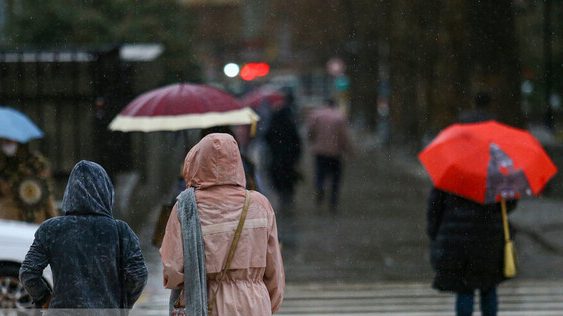 رگبار باران در ۲۶ استان/خیزش گردوخاک در ۱۹ استان