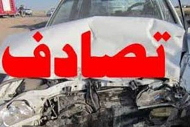 تصادف مرگبار وانت و پژو در جاده خاوران تصادف مرگبار وانت و پژو در جاده خاوران