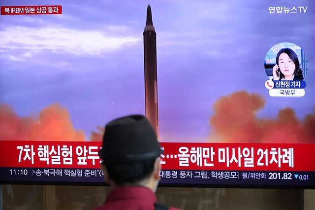 پرواز موشک کره شمالی در آسمان ژاپن/ ژاپنی‌ها به پناهگاه رفتند/سئول و توکیو: پاسخ قاطع می‌دهیم