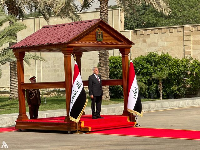 “عبداللطیف رشید” ریاست جمهوری عراق را از برهم صالح تحویل گرفت