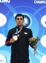 محمدی دومین طلایی ایران در کشتی فرنگی امیدهای جهان