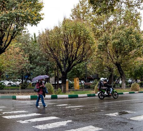 بارش باران در ۲۸ استان/ خیزش گردوخاک در نقاط مختلف کشور