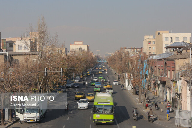 کیفیت هوای تهران ناسالم برای گروه‌های حساس