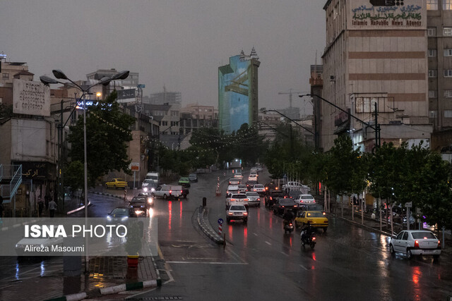 بارش برف و باران در نقاط مختلف کشور/ آلودگی هوای شهرهای صنعتی