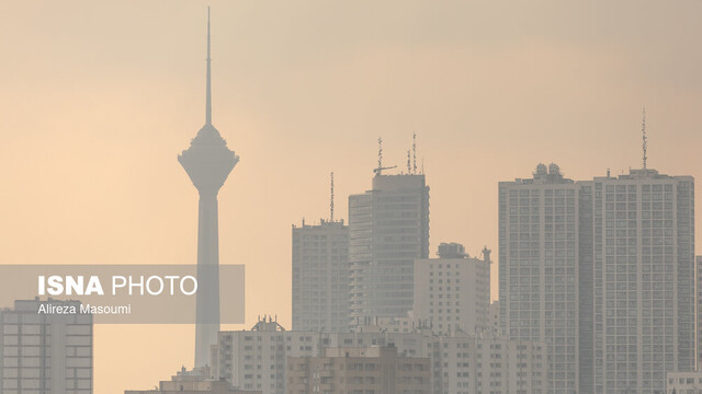 تنفس ۲۴ روز هوای آلوده در تهران طی آذرماه تنفس ۲۴ روز هوای آلوده در تهران طی آذرماه