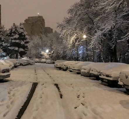 چتر بارش برف و باران بر سر ایران