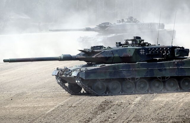 آلمان با ارسال تانک‌های لئوپارد به اوکراین مخالفتی ندارد