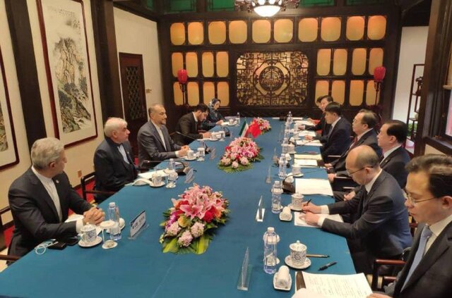 گفتوگوی امیرعبداللهیان با وزیر امور بینالملل حزب کمونیست چین گفتوگوی امیرعبداللهیان با وزیر امور بینالملل حزب کمونیست چین