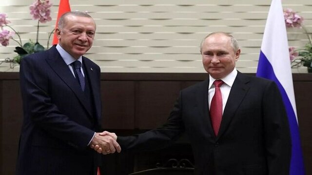 اردوغان: مایلیم از طریق پوتین صفحه اختلاف با سوریه را ببندیم