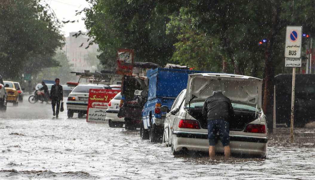 بارش شدید باران در پنج استان طی امروز