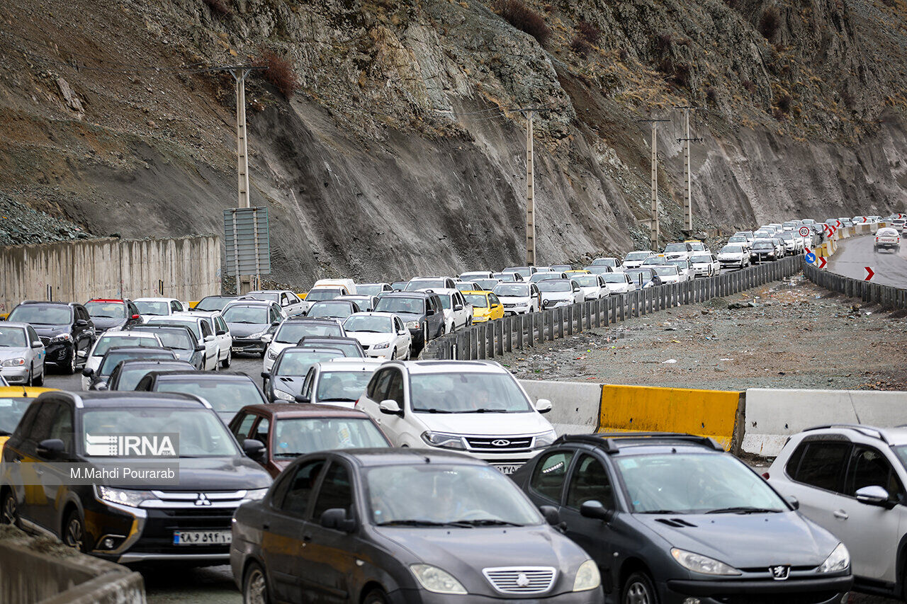 آخرین وضعیت ترافیک خودرویی در کندوان