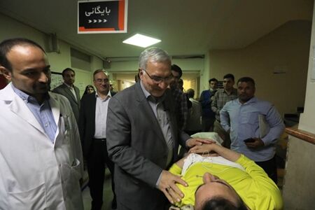 بازدید سرزده وزیر بهداشت از بیمارستان شفا یحیاییان در تهران