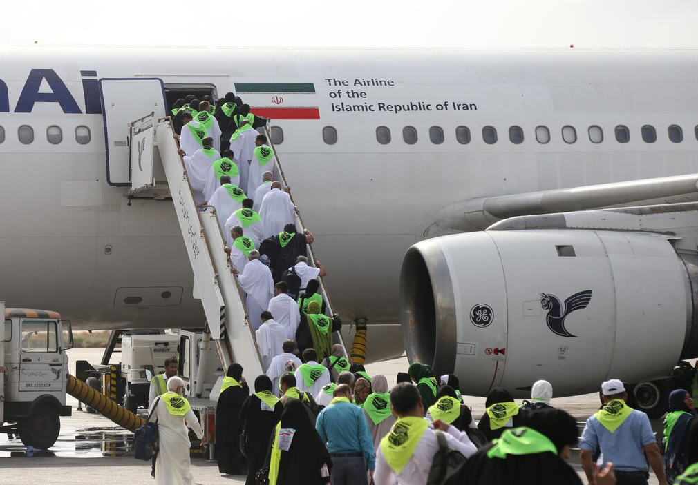 اعزام زائران ایرانی از ۱۰ فرودگاه کشور به بیت‌الله الحرام