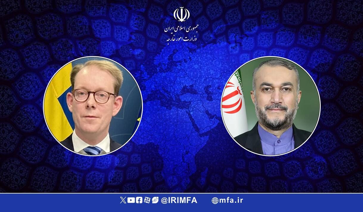 تأکید وزرای خارجه ایران و سوئد بر تقویت رایزنی‌های دیپلماتیک