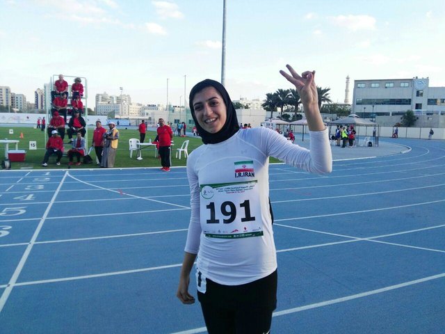 هاجر صفرزاده رکورد آسیا را شکست و طلایی شد هاجر صفرزاده رکورد آسیا را شکست و طلایی شد