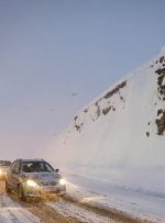 آغاز بارش برف در ارتفاعات و چالوس/مسافران سفر خود را به فردا موکول کنند